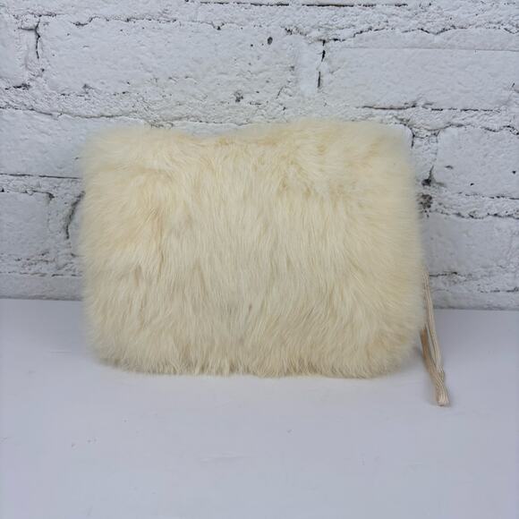 Vintage 50’s 60’s Rabbit Fur Muff Handwarmer - Picture 1 of 3